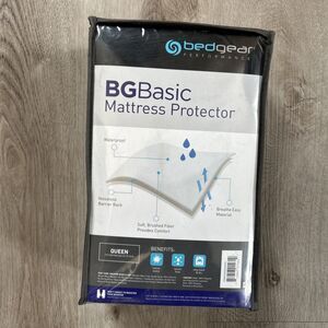 Bedgear Performance Queen Mattress Protector Waterproof Washable BG Basic NEW